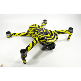 DJI AIR 2s - SKIN - DESIGN: Tiger Gelb