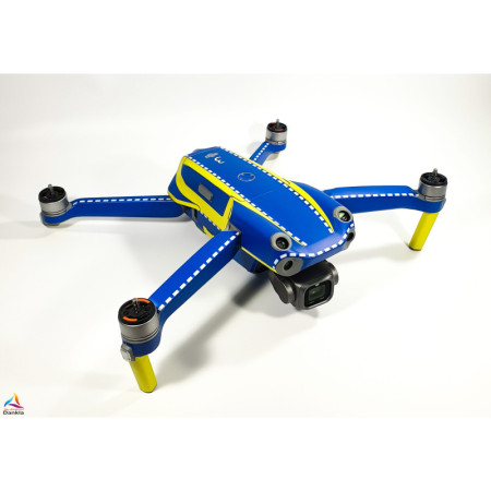 DJI AIR 2s - SKIN - DESIGN: Polizei ohne Schrift und Wappen