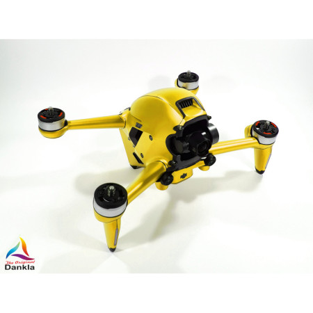 DJI FPV - SKIN - Chrom Gelb