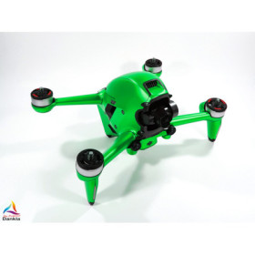 DJI FPV - SKIN - Chrom Grün