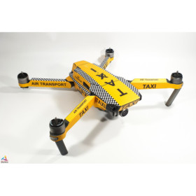 DJI MAVIC PRO/PLATINUM - SKIN - DESIGN TAXI - 3-5 Batterien / Foil/Folie (Kopie)