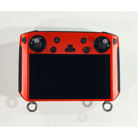DJI Smartcontroller Rm500 - Skin - !!! (alt / old) !!! - Alu Rot gebürstet
