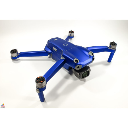 DJI AIR 2s - SKIN - Chrom Blau