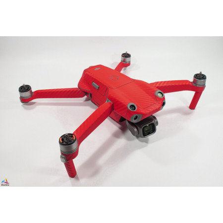 DJI AIR 2s - SKIN - Carbon Rot