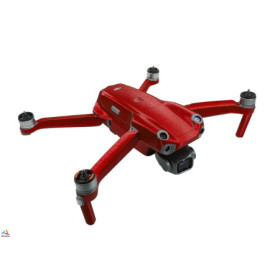 DJI AIR 2s - SKIN - Alu Rot gebürstet