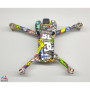 DJI MINI 4 PRO – SKIN – DESIGN: STICKERBOMB + 10x Akku- sowie DJI RC2 + RC-N2 Folie