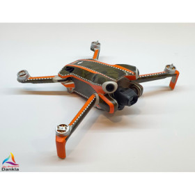 DJI MINI 4 PRO – SKIN – DESIGN: SAR ohne Schrift und Logos + 10x Akku- sowie DJI RC2 + RC-N2 Folie