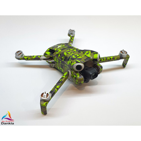 DJI MINI 4 PRO – SKIN – DESIGN: GREEN FLASH + 10x Akku- sowie DJI RC2 + RC-N2