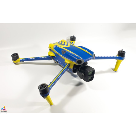 DJI AIR 3s - SKIN - DESIGN: Polizei ohne Wappen und Beschriftung