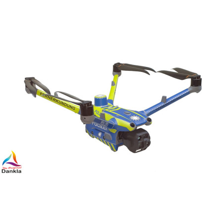 DJI M4TD – SKIN – DESIGN: Polizei - Individualisierbar