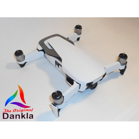 DJI MAVIC AIR - SKIN - Carbon Weiss