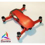 DJI MAVIC AIR - SKIN - Alu Rot gebürstet