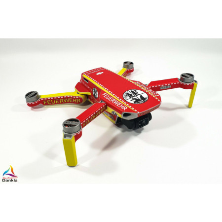 DJI MINI 4K - SKIN - DESIGN FEUERWEHR *  - Decal - Wrap -  Folie
