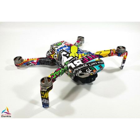 DJI MINI 4K - SKIN - Design: Stickerbomb  - Decal - Wrap -  Folie