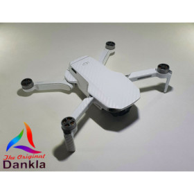 DJI MINI 4K - SKIN - CARBON WEISS / CARBON WHITE - Decal - Wrap - Folie
