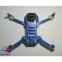 DJI MINI 4K - SKIN - CARBON BLAU / CARBON BLUE - Decal - Wrap - Folie