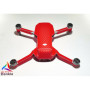 DJI MINI 4K - SKIN - CARBON ROT / CARBON RED - Decal - Wrap - Folie