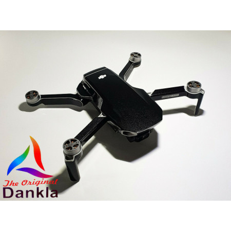 DJI MINI 4K - SKIN - METALLIC SCHWARZ / METALLIC BLACK  - Decal - Wrap -  Folie