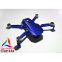 DJI MINI 4K - SKIN- ALU BLAU GEBÜRSTET/BLUE BRUSHED- Decal - Wrap - Folie