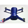 DJI MINI 4K - SKIN- ALU BLAU GEBÜRSTET/BLUE BRUSHED- Decal - Wrap - Folie