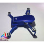 DJI MINI 4K - SKIN- ALU BLAU GEBÜRSTET/BLUE BRUSHED- Decal - Wrap - Folie