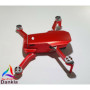 DJI MINI 4K - SKIN - ALU ROT GEBÜRSTET / RED BRUSHED - Decal - Wrap - Folie