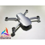 DJI MINI 4K - SKIN - ALU SILBER GEBÜRSTET / SILVER BRUSHED - Decal - Wrap - Folie