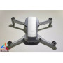 DJI MINI 4K - SKIN - ALU SILBER GEBÜRSTET / SILVER BRUSHED - Decal - Wrap - Folie