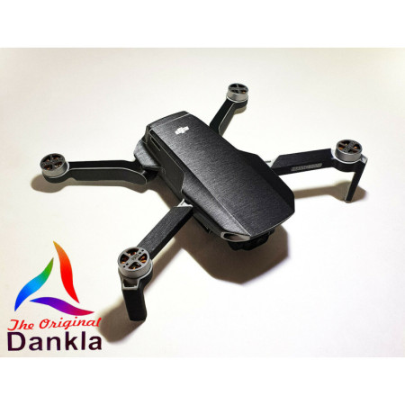 DJI MINI 4K - SKIN - ALU GRAU GEBÜRSTET / GREY BRUSHED - Decal - Wrap - Folie