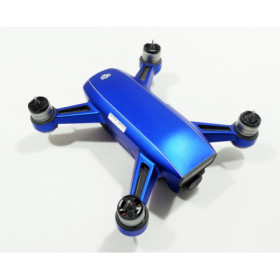 DJI SPARK - SKIN - Chrom Blau - Decal - Wrap - Folie