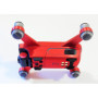 DJI SPARK - SKIN - Alu Rot gebürstet - Decal - Wrap - Folie
