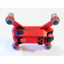 DJI SPARK - SKIN - Alu Rot gebürstet - Decal - Wrap - Folie