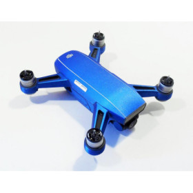 DJI SPARK - SKIN - Alu Blau gebürstet - Decal - Wrap - Folie