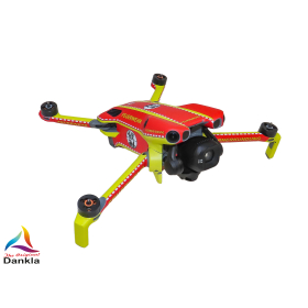 DJI Mini 5 Pro - Skin - Design: Feuerwehr* - inkl. 6x Batteriefolie und RC-N3 + RC2 Controllerfolie