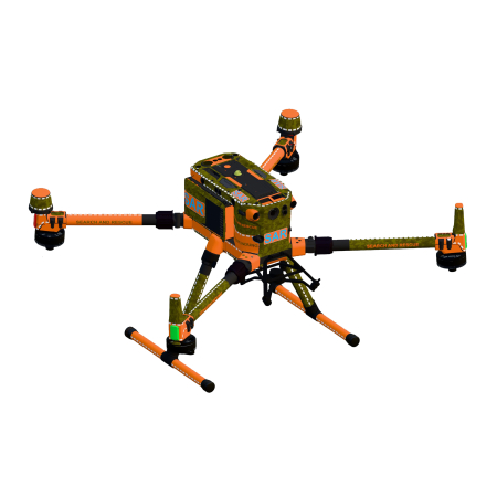 copia de copia de copia de DJI M350 – SKIN – DESIGN: DIGICAMO GRAU - Individualisierbar