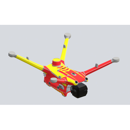 DJI M4TD – SKIN – DESIGN: Feuerwehr ohne Alles - Individualisierbar