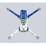 copia de copia de DJI M4TD – SKIN – DESIGN: Camo Blau - Individualisierbar