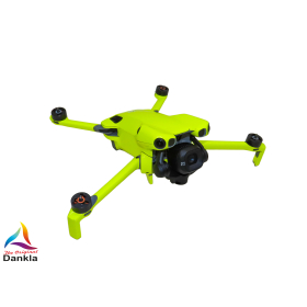 DJI Mini 5 Pro - Skin - Design: Neon Gelb - inkl. 6x Batteriefolie und RC-N3 + RC2 Controllerfolie