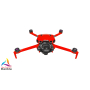 DJI Mini 5 Pro - Skin - Design: Neon Rot - inkl. 6x Batteriefolie und RC-N3 + RC2 Controllerfolie