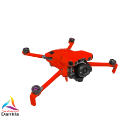 DJI Mini 5 Pro - Skin - Design: Neon Rot - inkl. 6x Batteriefolie und RC-N3 + RC2 Controllerfolie
