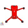 DJI Mini 5 Pro - Skin - Design: Neon Rot - inkl. 6x Batteriefolie und RC-N3 + RC2 Controllerfolie