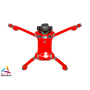 DJI Mini 5 Pro - Skin - Design: Neon Rot - inkl. 6x Batteriefolie und RC-N3 + RC2 Controllerfolie