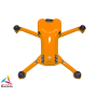 DJI Mini 5 Pro - Skin - Design: Neon Orange - inkl. 6x Batteriefolie und RC-N3 + RC2 Controllerfolie