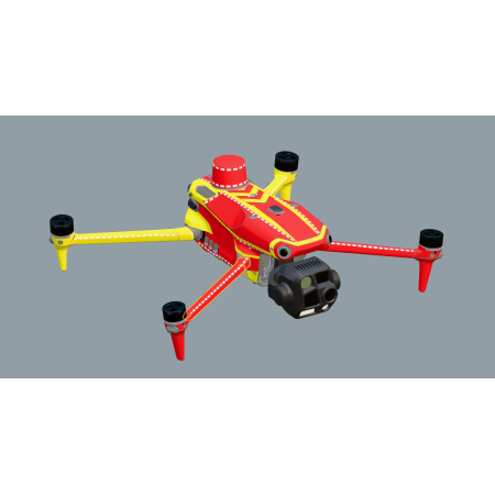 DJI M4T – SKIN – DESIGN: FEUERWEHR ohne Alles - Individualisierbar