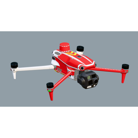 DJI M4T – SKIN – DESIGN: DRK ohne Alles - Individualisierbar