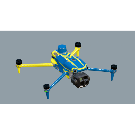 copie de copie de DJI M4T – SKIN – DESIGN: Camo Blau