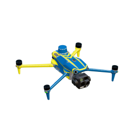 copie de copie de DJI M4T – SKIN – DESIGN: Camo Blau