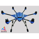 YUNEEC TYPHOON HPLUS - SKIN - CARBON BLAU / BLUE / Wrap / Decal / Drohne