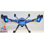 YUNEEC TYPHOON HPLUS - SKIN - CARBON BLAU / BLUE / Wrap / Decal / Drohne