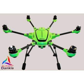 YUNEEC TYPHOON HPLUS - SKIN - CARBON GRÜN / GREEN / Wrap / Decal / Drohne